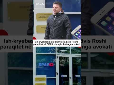 Ish-kryebashkiaku i Kavajës, Elvis Roshi paraqitet në SPAK, shoqërohet nga avokati