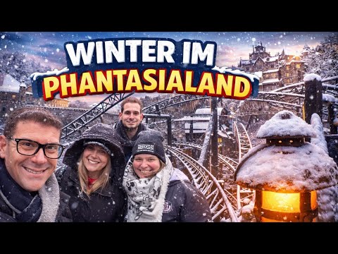 Wintereinbruch im Phantasialand Wintertraum ❄️ Damit haben wir nicht gerechnet 😳✨
