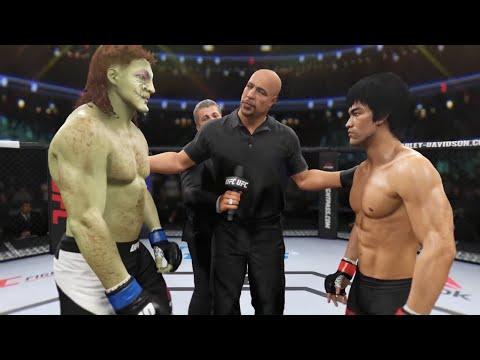 Bruce Lee vs. Big Leprechaun - EA Sports UFC 2 - Dragon Fights 🐉