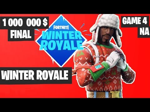 Fortnite Winter Royale GRAND FINAL Game 4 NA Highlights [Fortnite Tournament 2018]