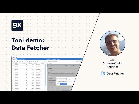 9x Tool Demo - Data Fetcher