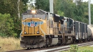 CSX Philly Subdivision At Chester October 12th 2013: UP Leading Q405-12 With SAAHC and More!