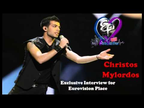 Interview with Christos Mylordos in Eurovision Place