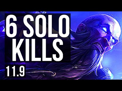 RYZE vs PANTHEON (MID) | 6 solo kills, Rank 9 Ryze, 11/4/10 | EUW Challenger | v11.9