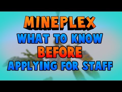 What to Know BEFORE Applying for Mineplex Staff