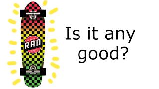 Skateboard Review! The Rad Board Co  Cali Cruiser
