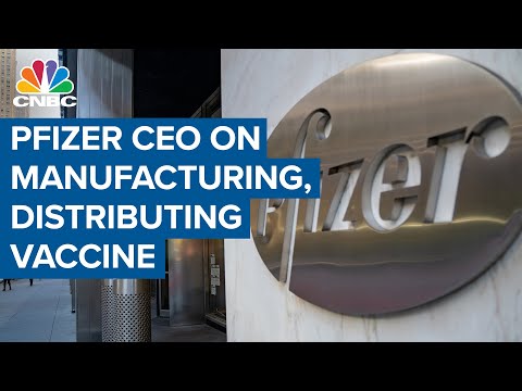 , title : 'Pfizer CEO on manufacturing and distributing Covid-19 vaccine'