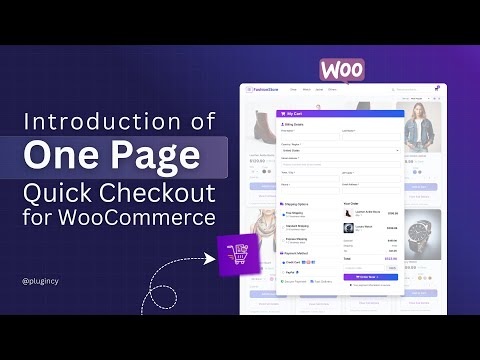 One Page Quick Checkout for WooCommerce – Complete Introduction | Plugincy Tutorial