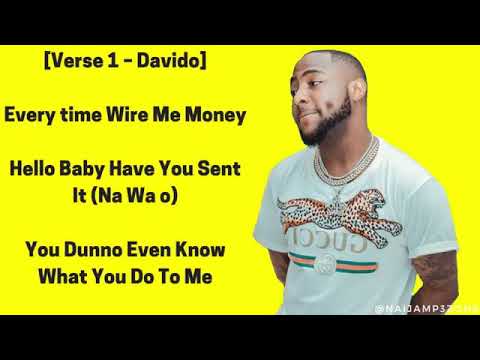 Kizz Daniel - One Ticket ft. Davido (Official Lyrics)