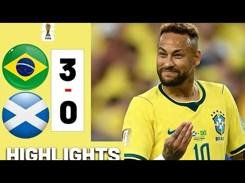 BRAZIL -SCOT 3-0#highlights#worldcup#football #ക്യാനറികൾ ഉശിരോടെ തിരുമ്പി വന്നിട്ടെൻ 🥰