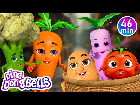 5 Natkhat Sabziyan + 15 More Rhymes in Hindi | Nursery Rhymes | Ding Dong Bells