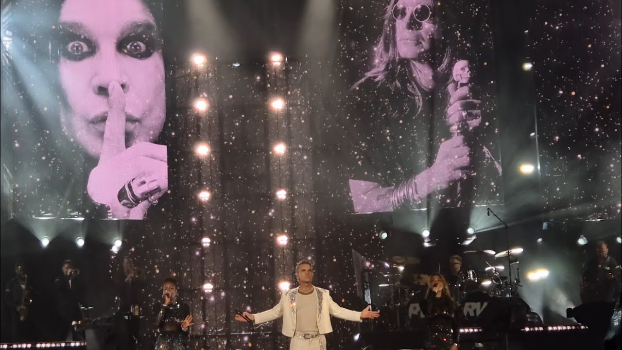 Robbie Williams: Angels (Ozzy Osbourne Tribute)| Live in Berlin [2.Tag], Waldbühne, 23.7.2025 - YouTube