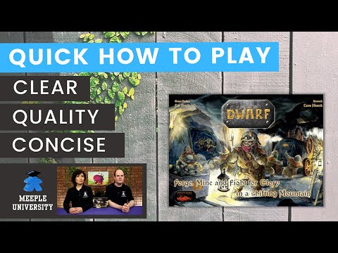 Dwarf Board Game - Quick How to Play