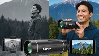 米粒脱却！3500円単眼鏡 CANNER 2026 スマホ対応 (正直レビュー)