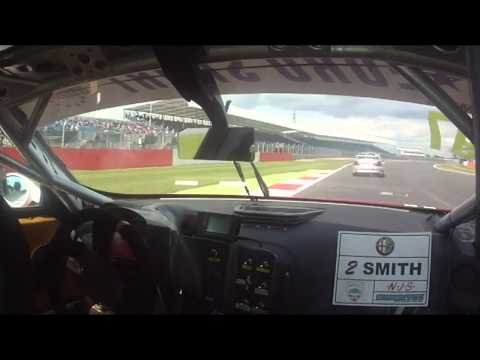 HSCC SUPER TOURING CAR TROPHY NEIL SMITH ALFA ROMEO SILVERSTONE 2015