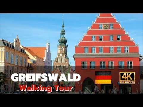 Walking Tour of GREIFSWALD 4K 🇩🇪 (60fps UHD)