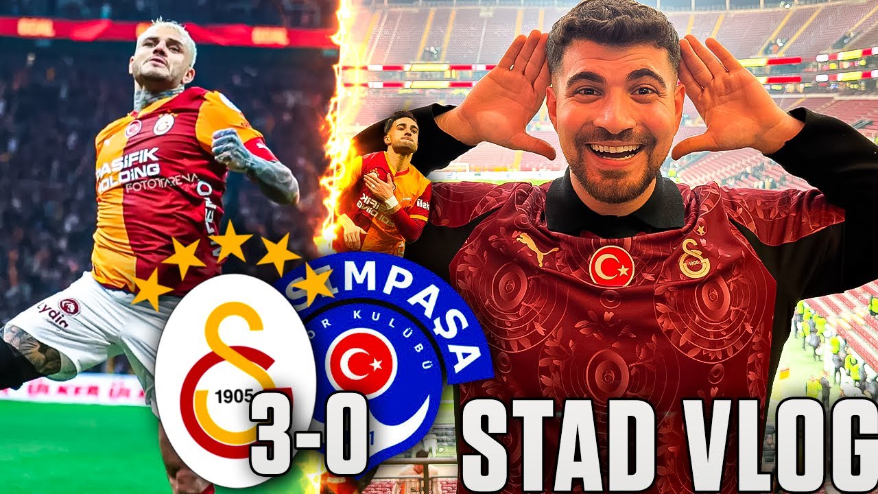 ICARDI REKOR KIRDI STADYUM YIKILDI 🔥 | Galatasaray 3-0 Kasımpaşa Stad Vlog
