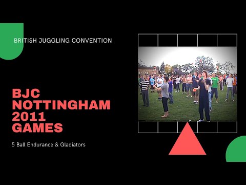 5 Ball Endurance & Gladiators (British Juggling Convention 2011 - Nottingham)