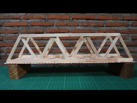 Easy popsicle stick bridge