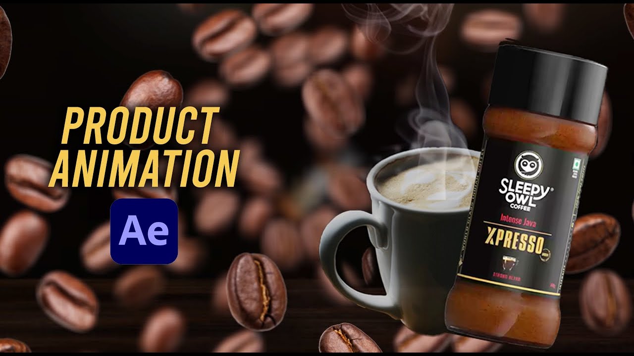 Product Motion Graphics | After Effects - Coffee Motion Graphics