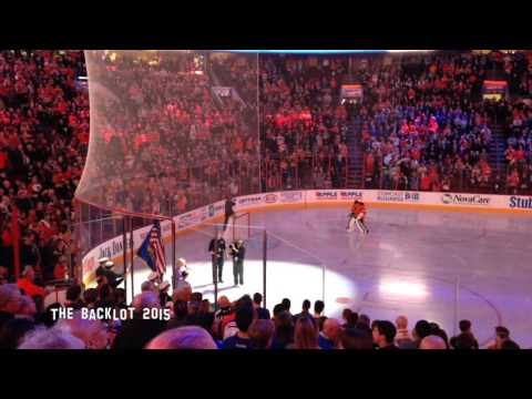 Lauren Hart sings US National Anthem! Philadelphia Flyers vs New York Rangers Oct 24, 2015 NHL