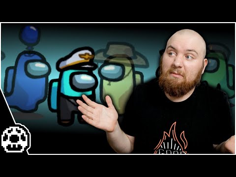 Burschen spielen Among Us