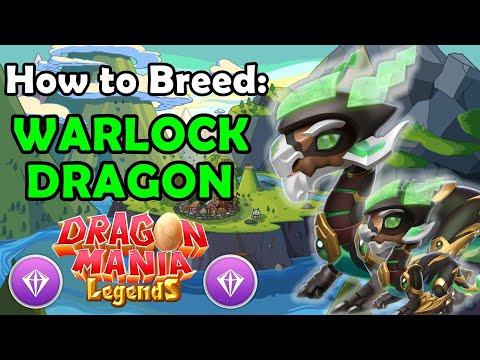 How to Breed the WARLOCK DRAGON in DML! 3 BEST Breeding Combinations! DotM October 2020