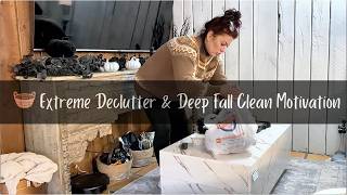 *NEW* CLEAN WITH ME 🧹 | Massive Fall Declutter & Deep Clean Motivation