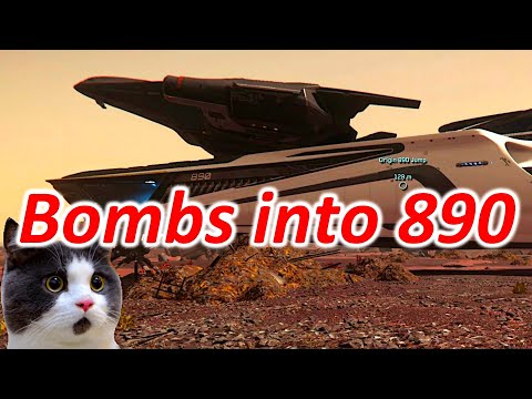 3.15 PTU Dropping bombs into the 890 hangar