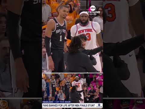Two fans were hit with lifetime bans after one ran onto court during 4th quarter of NBA Finals