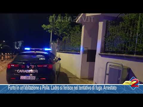 Polla  Ladro si ferisce nel tentativo di fuga da una casa  Arrestato