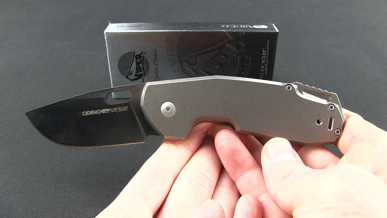 Viper Knives Vox Odino Frame Lock Knife Carbon Fiber (3" Stonewash) V5918FC