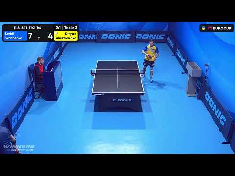 14:05 Serhii Skachenko  - Dmytro Alieksieienko 13.10.2023 TT Euro.Cup Ukraine Master. TABLE 3