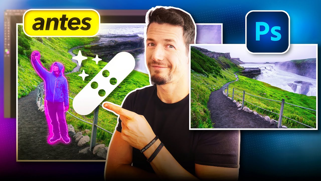 Novidade no Photoshop Para APAGAR QUALQUER COISA na Foto (RÁPIDO)