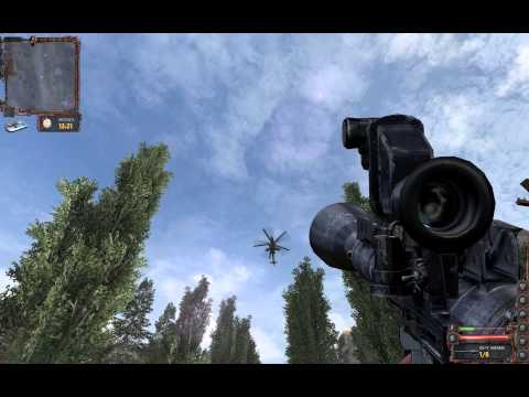 Stalker Lost Alpha (Leaked) RPG 7 vs chopper (again)