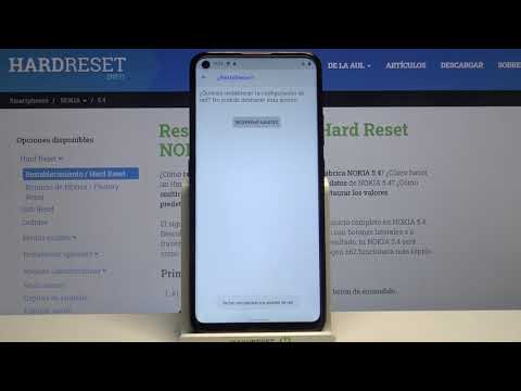 How to reset network settings on Nokia 5.4 - Reset network settings