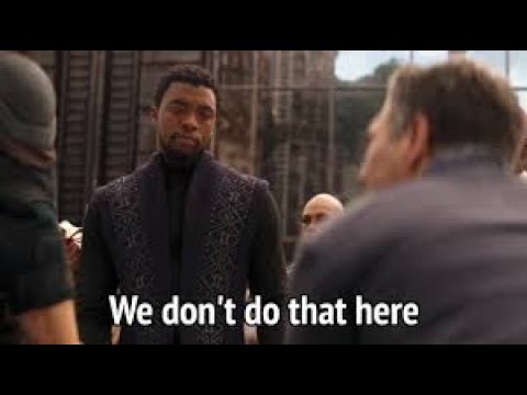 Avengers: Infinity War - Wakanda Scene - "We Don't Do That Here"