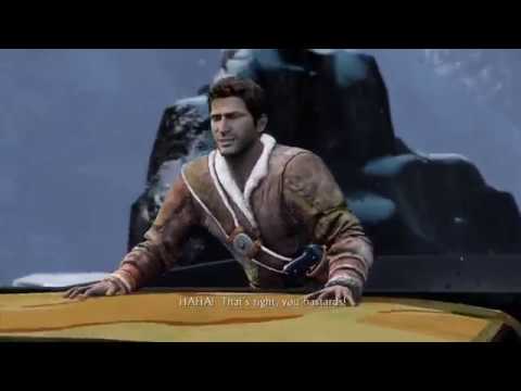 Nathan Drake - HAHA! That's right, you bastards! We got you now! Oh, crap!