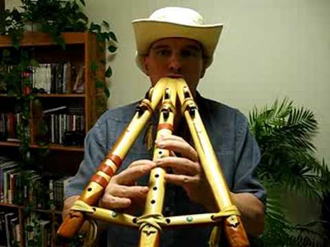 Triple Flute Improv #2 - More Native American-style Flute