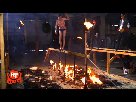 Jackass 3.5 (2011) - Wee Man Rodeo & The Flaming Gauntlet Scene | Movieclips
