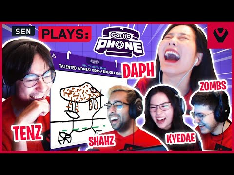 Daph CAN'T Teach The Sentinels How To DRAW (Gartic Phone)