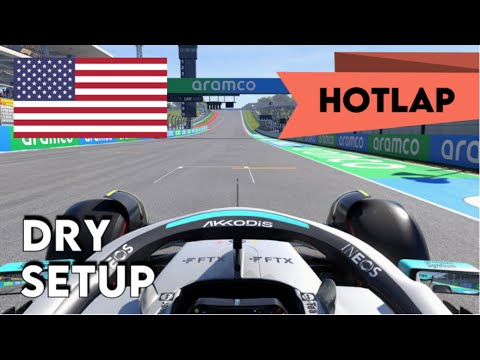 F1 22 USA HOTLAP + SETUP - [1:34.024] - NO ASSISTS