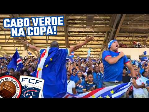 TORCIDA DE CABO VERDE FAZ FESTA NA CLASSIFICAÇÃO HISTÓRICA PARA A COPA