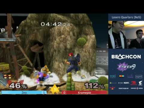 Beachcon 2017 - Zeo (Falcon) VS Kramepie(Fox) - Losers Quarters
