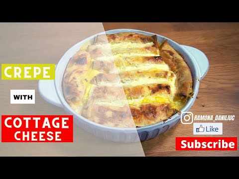 Crepe With Cottage Cheese| Best Recipe ( Crepe Whit saffron)