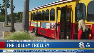 Avoid traffic with Jolley Trolley
