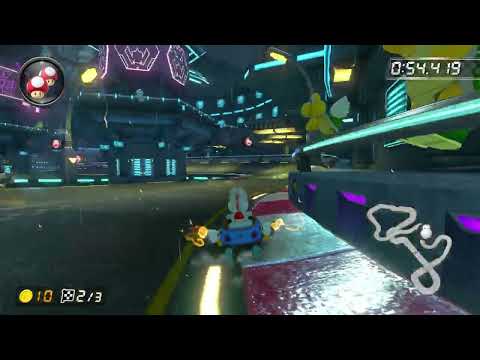 3DS Neo Bowser City [150cc] - 1:42.384 - pñts A (Mario Kart 8 Deluxe World Record)