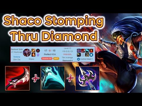 Perfect Shaco Jungle Ranked - S12 Road to Master [League of Legends] Full Gameplay - Infernal Shaco