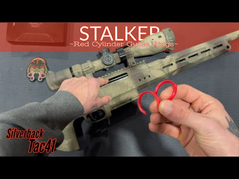 Stalker Red Cylinder Guide Rings *smooth bolt pull* (Silverback Tac41)