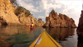 preview picture of video 'Kayacada a la Platja de Sant Pol .S'Agaró 19/7/2013'